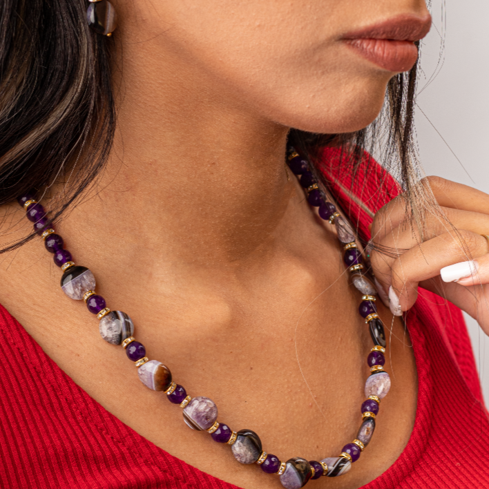 Set of Necklace and Earrings