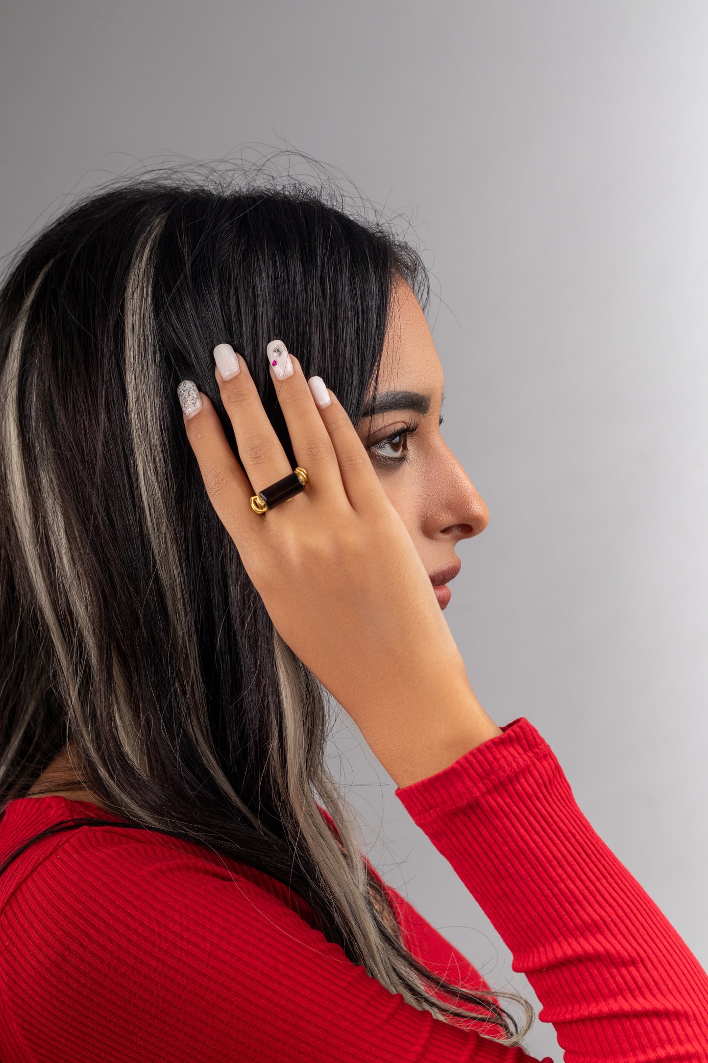 Agate stone Ring
