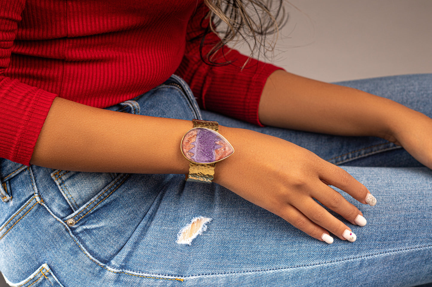 Colored Stone Bracelet