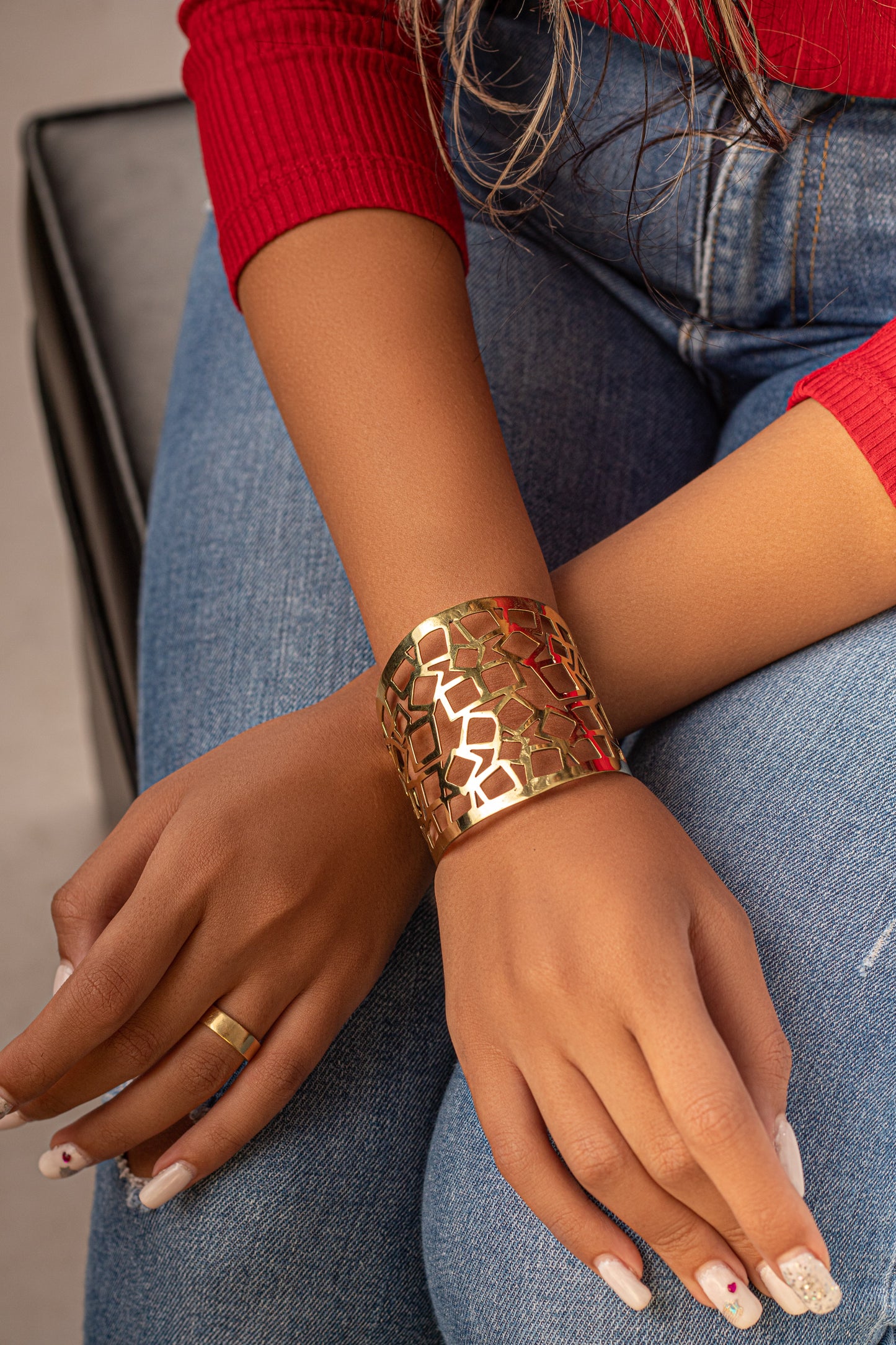 Unique Golden Bracelet