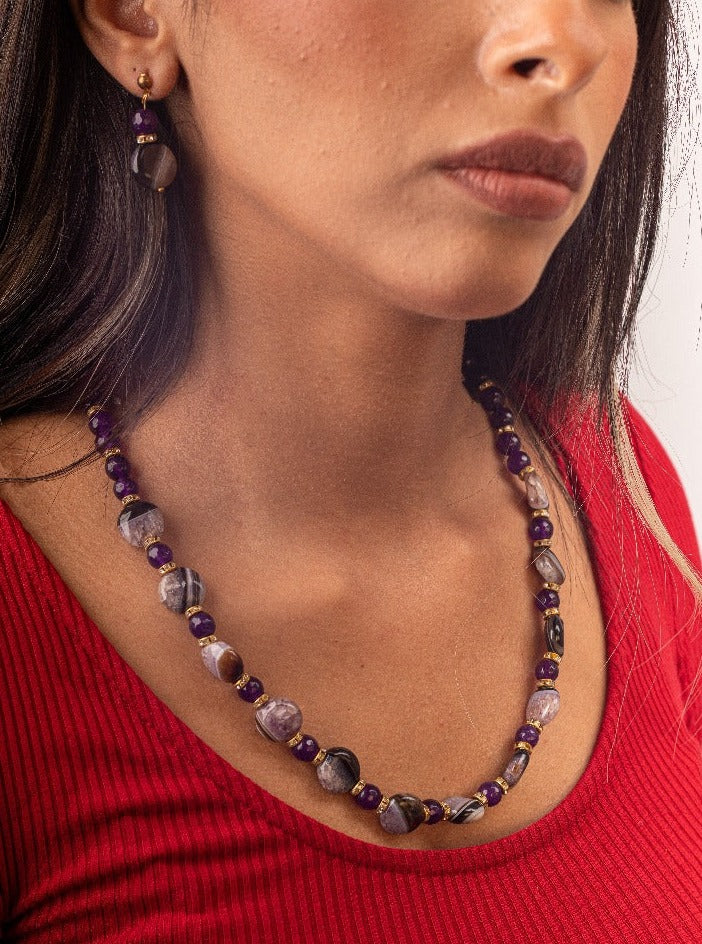 Set of Necklace and Earrings